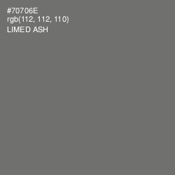 #70706E - Limed Ash Color Image